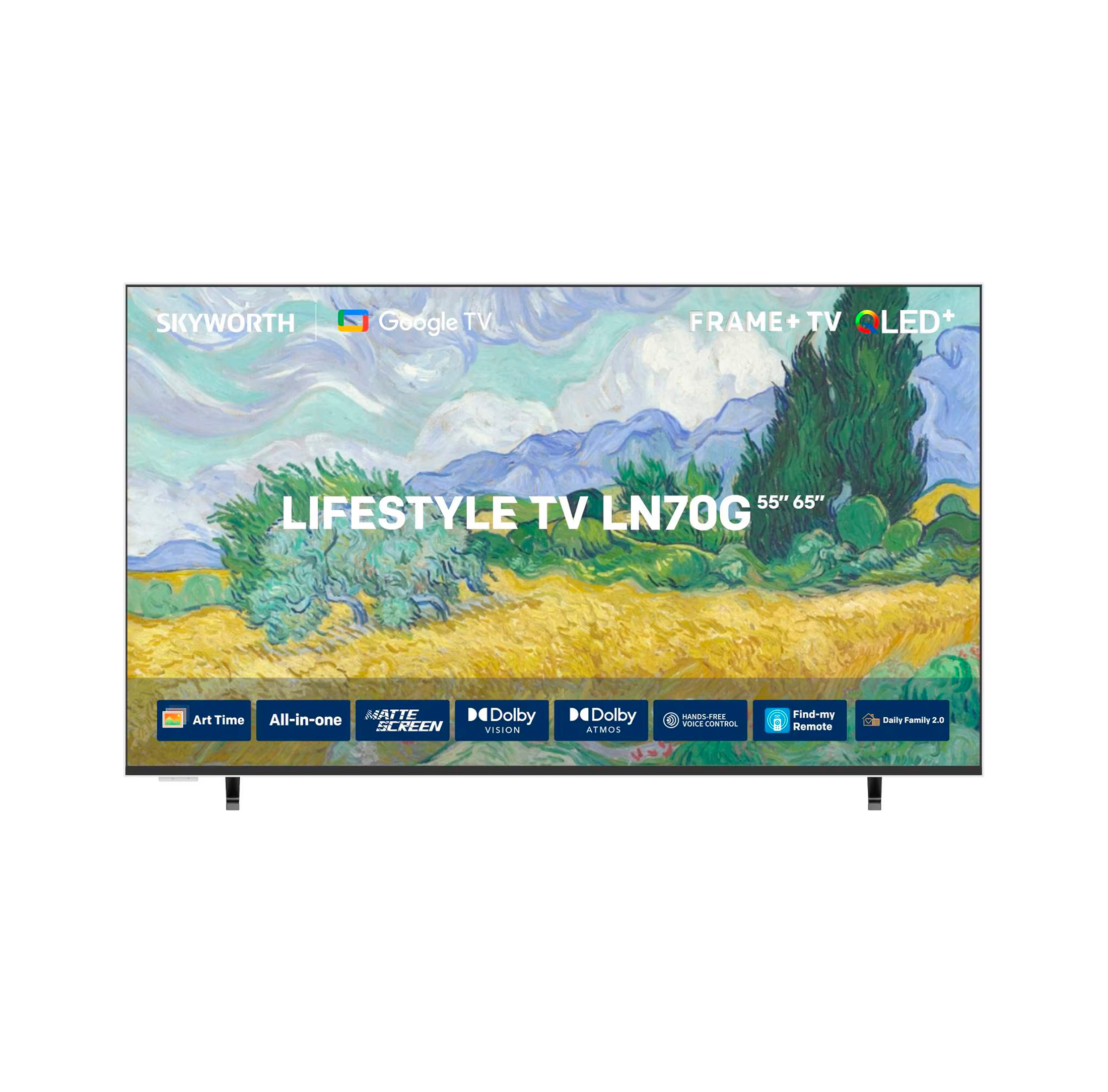 TV 65" QLED SKYWORTH 4K ULTRA HD GOOGLE TV 60HZ