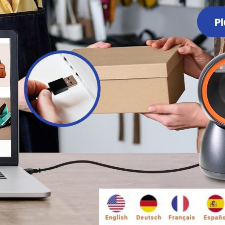 POS SCANNER EWENT USB 1D/2D/QR - Imagem 2