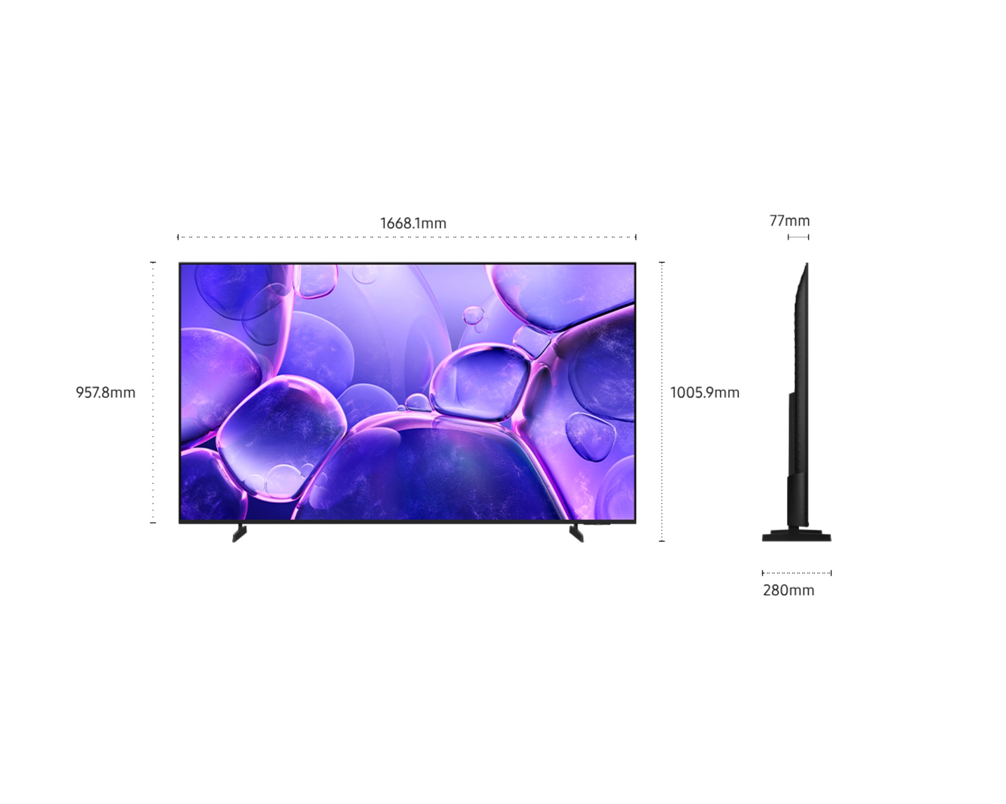 TV SAMSUNG 65" LED SMART TV 4K - Imagem 2